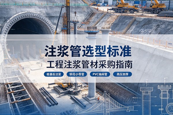阿里注浆管选型标准