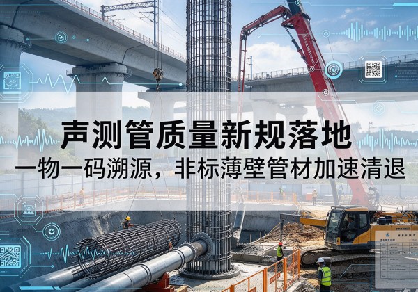 阿里声测管质量新规落地，一物一码溯源，非标薄壁管材加速清退